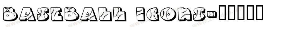 Baseball Icons字体转换